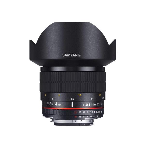 SAMYANG 単焦点広角レンズ 14mm F2.8 ニコン AE用 フルサイズ対応