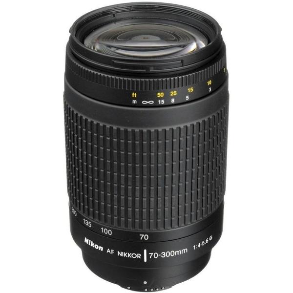 Nikon AF Zoom Nikkor 70-300mm F4-5.6G ブラック (VR無し)