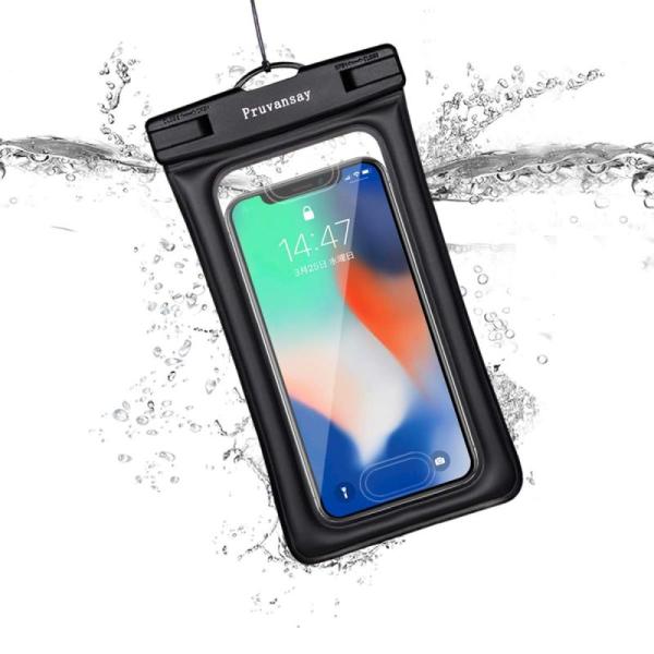 防水ケース【新登場＆指紋認証/Face ID認証対応】スマホ用 IPX8認定防水 360°保護 防水...