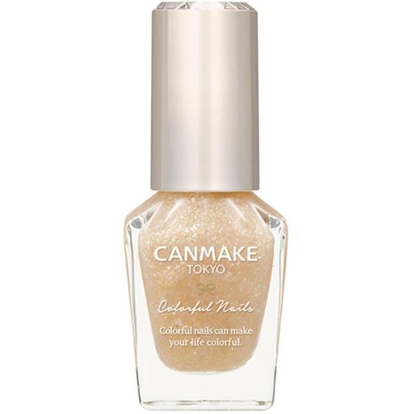 キャンメイク カラフルネイルズN66 ピクシーダストマニキュア ポリッシュ ゴールド ベージュ パー...
