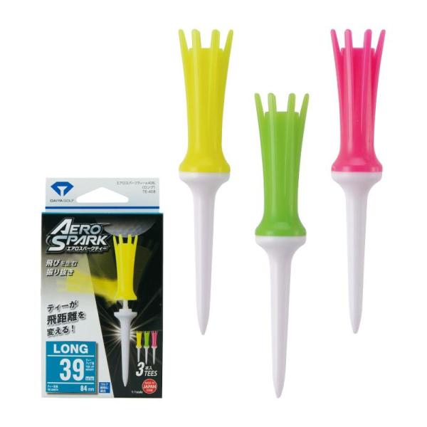 ダイヤゴルフ(DAIYA GOLF) ユニセックス大人 ゴルフティー エアロスパークティー ロング ...