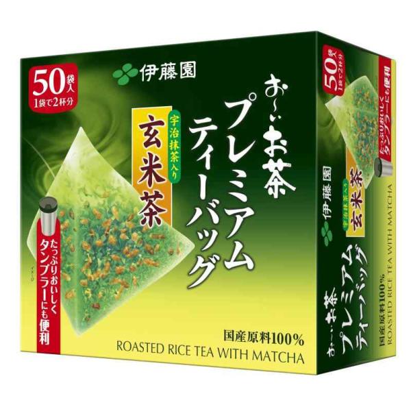 伊藤園 おーいお茶 プレミアムティーバッグ 宇治抹茶入り玄米茶 2.3g ×50袋