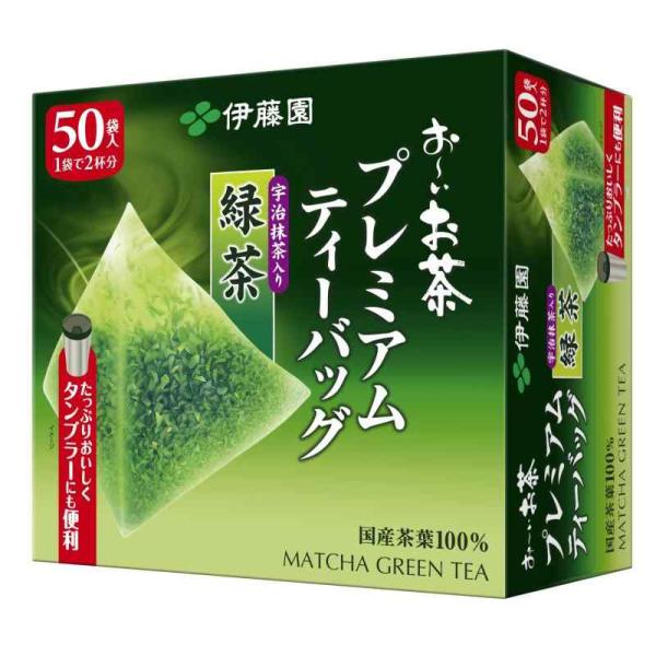 伊藤園 おーいお茶 プレミアムティーバッグ 宇治抹茶入り緑茶 1.8g ×50袋