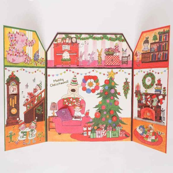 ココちゃん グリーティングライフ クリスマス アドベントカレンダー RY-892 赤