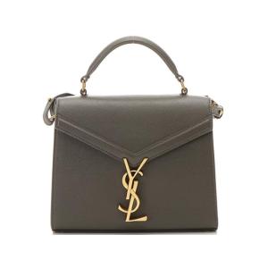 SAINT LAURENT　サンローラン　カサンドラ　ミニトップハンドル　ショルダーバッグ　グレー　レザー　433｜daikokuya78