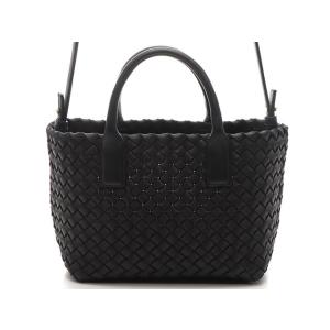 BOTTEGA VENETA ボッテガ　ヴェネタ　ミニカバ 2WAYトート ブラック　ラムスキン　7...