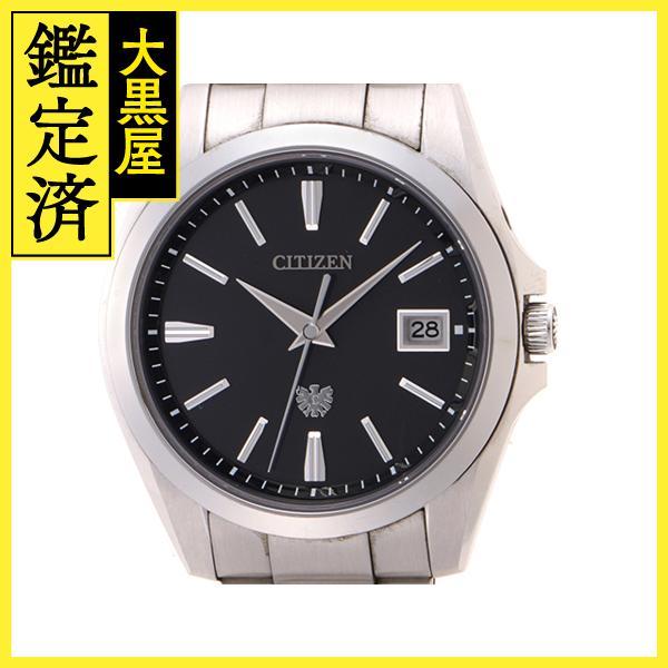 The CITIZEN ザ・シチズン 高精度エコドライブ AQ4060-50E ブラック メンズ ソ...