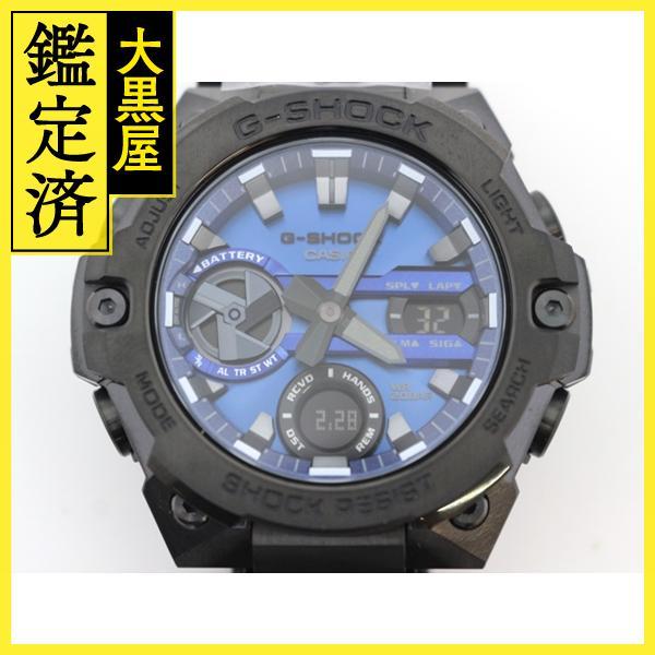 カシオ G-SHOCK G-STEEL GST-B400BD-1A2JF ブルー文字盤 SS/樹脂 ...