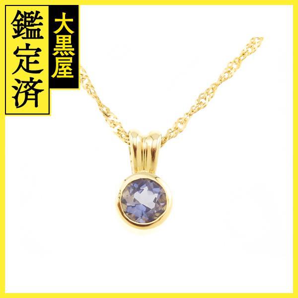 JEWELRY　ジュエリー　ネックレス　K18　タンザナイト　約1.8g　2141300402991...