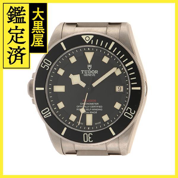 TUDOR ペラゴス レフトハンド ドライブ　25610TNL　自動巻き　チタン　メンズ　ブラック【...