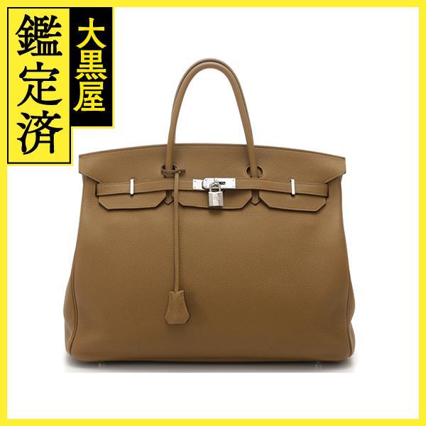 HERMES　エルメス　　バーキン40 ブロンズドレ/トゴ/SV金具【471】