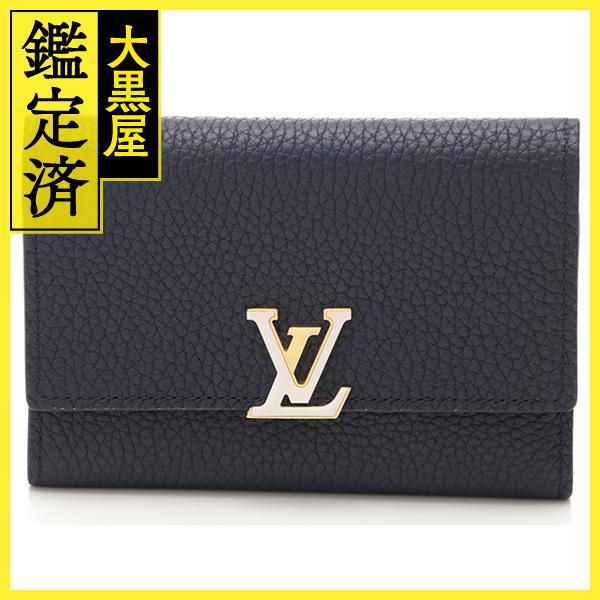 LOUIS VUITTON ルイヴィトン 財布 ポルトフォイユ・カプシーヌコンパクト フラワー ネイ...