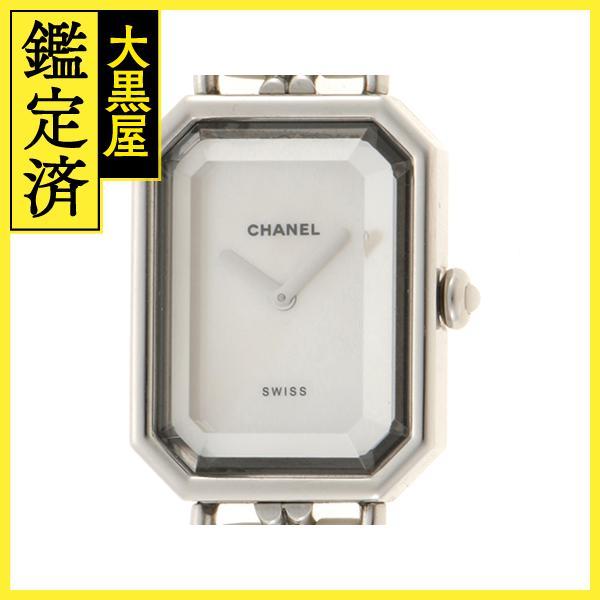 CHANEL 腕時計 プルミエールL H1639 ステンレス/革 シェル文字盤 Lサイズ クオーツ【...
