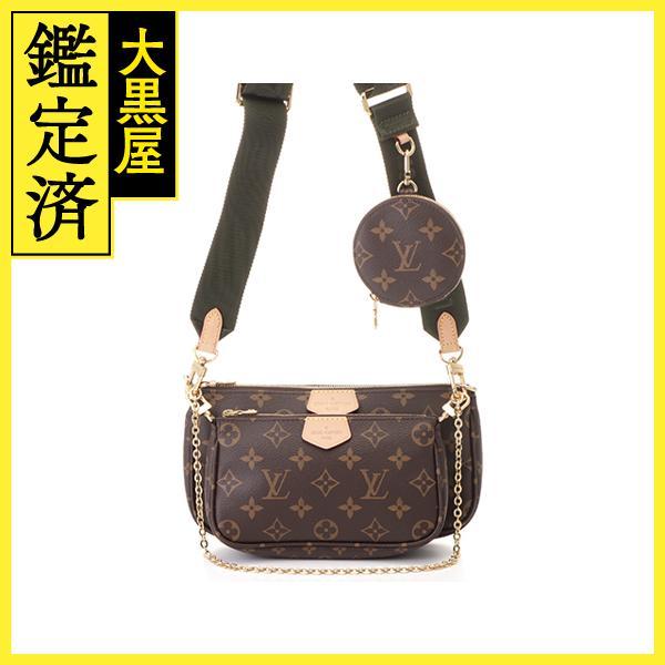 Louis Vuitton ルイヴィトン　ミュルティ・ポシェット・アクセソワール　モノグラム　カーキ...