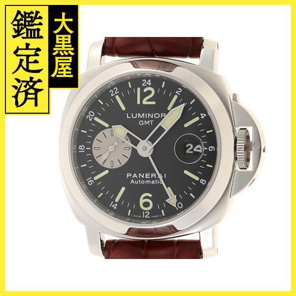 PANERAI パネライ 腕時計 ルミノールGMT PAM00088 ブラック文字盤 ステンレスステ...