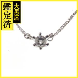 Jewelry ノンブランドジュエリー  ネックレス プラチナ(Pt850) ダイヤモンド(0.13ct) 2147200492285【430】｜daikokuya78