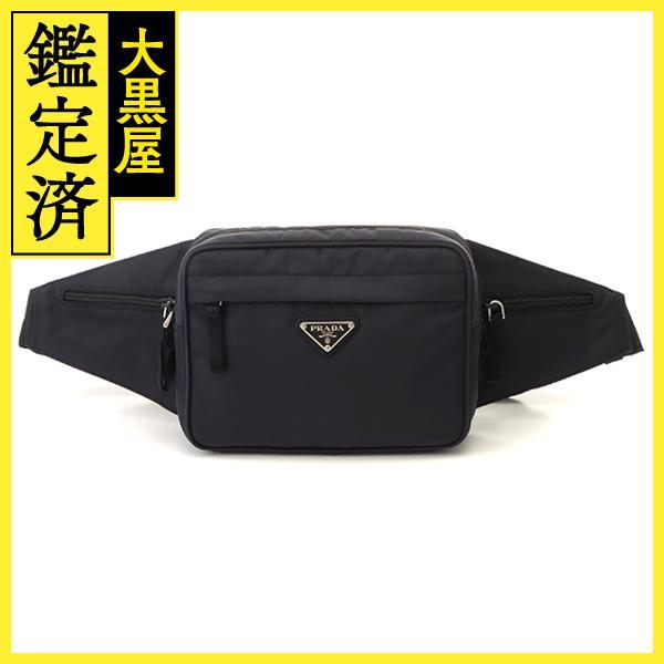 PRADA　プラダ　バッグ　ウエストバッグ　2VL001　ネイビー　ナイロン　21481036274...