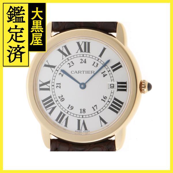 Cartier　カルティエ　メンズ腕時計　ロンドソロLM　W6700455　クオーツ　シルバー文字盤...