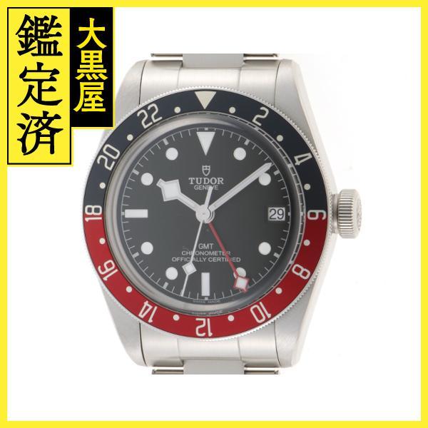 チューダー 腕時計 ヘリテージ ブラックベイGMT M79830RB-0001 ブルー／レッドベゼル...