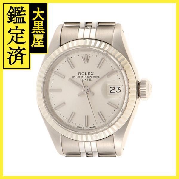 ROLEX　ロレックス　レディース時計　パーペチュアル　デイト　6917/4　シルバー文字盤　ホワイ...