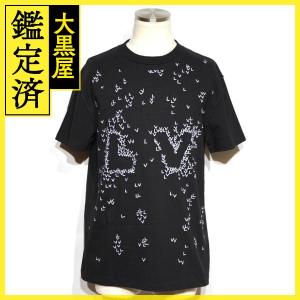 LOUIS VUITTON　ルイヴィトン　衣類　LVスプレッド Tシャツ　メンズS　ブラック　コットン　2143300207439　【200】｜daikokuya78