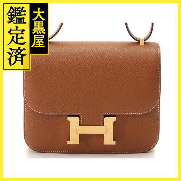 HERMES　エルメス　ショルダーバッグ　コンスタンスIII・ミニ　ミロワール　ゴールド・GP金具　...