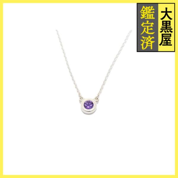 TIFFANY&amp;Co ティファニー カラーバイザヤードネックレス ag925 SV シルバー 1Pア...