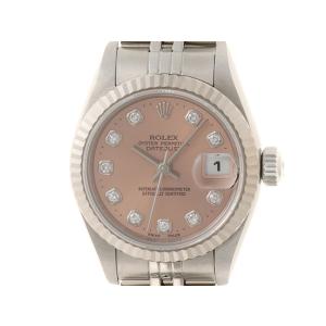 ROLEX ロレックス デイトジャスト 新10PD 時計 79174 腕時計 K18ホワイトゴールド...