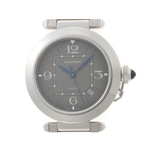 CARTIER カルティエ パシャ ドゥ カルティエ 41mm WSPA0026 腕時計 スティール ダークグレー文字盤 メンズ【中古】472