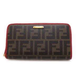 FENDI フェンディ ズッカ ジップアラウンドウォレット 8M0299 長財布 PVCコーティング...