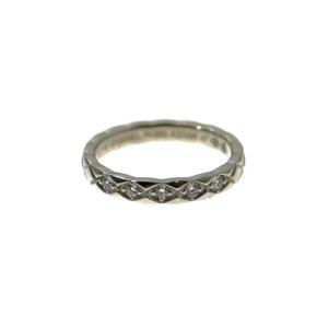 CHANEL シャネル ジュエリー ココクラッシュバンドR/PT/D/3.7g/#47 貴金属・宝石 J11355 リング・指輪 Pt950プラチナ シルバー【中古】433