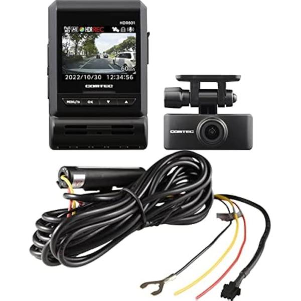 【お得な駐車監視コードセット/新品未開封品/日本製/3年保証】●コムテック 前後2カメラ高性能ドライ...