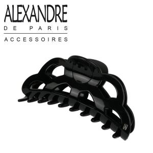 アレクサンドル ドゥ パリ ヘアクリップ ヘアアクセサリー （L）大きめ まとめ髪 BLACK ACCL-9359-02-N ALEXANDRE DE PARIS