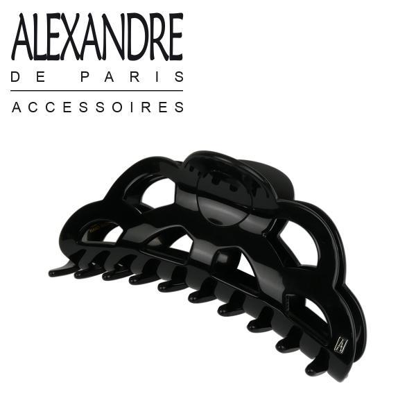 【並行輸入品】アレクサンドルドゥパリ ヘアクリップ (L) ヘアアクセサリー ブラック 大きめ  B...