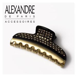 アレクサンドルドゥパリ ヘアクリップ  ブラック・ゴールド（L）ALEXANDRE DE PARIS ICCL-12832-05N3｜daily-3