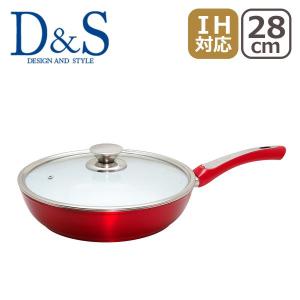 D&S D＆S IH対応 直火（ガス火）対応 シャイニーセラミックフライパン