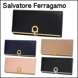 フェラガモ 長財布 小銭入れ付 レディース GANCINI ...