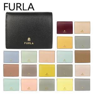 FURLA フルラ 財布 レザー コンパクト 二つ折り財布 ブラック