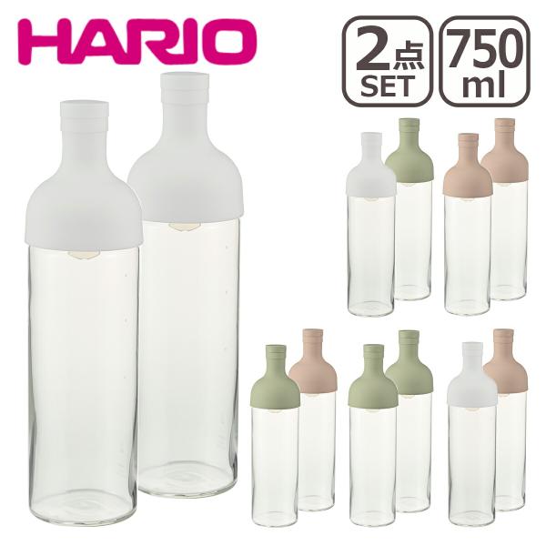 HARIO（ハリオ）フィルターインボトル 750ml 2個セット 水出し お茶ボトル