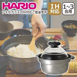 HARIO（ハリオ） フタがガラスのご飯釜 ガラスフタ 2-3合用 部品 F-TND