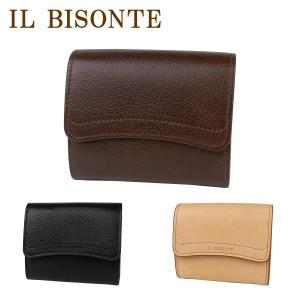IL BISONTE（イルビゾンテ） 並行輸入 2つ折り財布 ダークブラウン