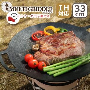 鉄板マルチグリドル JHQ 正規販売店 メーカー保証付き 33cm ミトン付き
