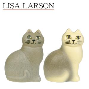 【新品　未使用】Lisa Larson(リサ・ラーソン)雪の中のフォックス ミニ リサラーソン｜陶器 雪の中のFOX親子セット