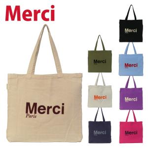 Merci トート デニムストライプ MERCI 【未使用/定価1.1万】メルシー merci *デニムトートバッグ