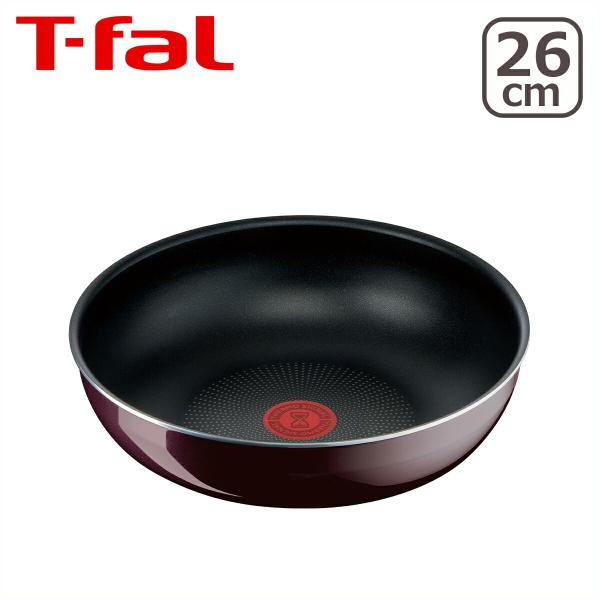 ティファール ウォックパン26cm ヴィンテージボルドー・インテンス インジニオ・ネオ L43977...