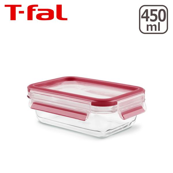 ティファール マスターシールグラス レクタングル450ml N10405 T-fal