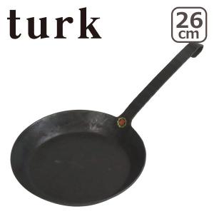 ターク 鉄製フライパン クラシック 26cm IH対応 65526 Classic Frying pan 一生もののフライパン turk｜daily-3
