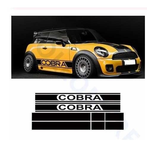 BMW MINIミニクーパードレスアップステッカーバイナルグラフィックセットCOBRA Rデカール