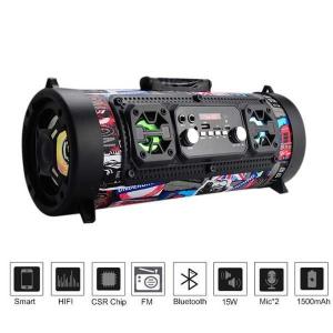 80W Bluetoothポータブルスピーカー 、重低音105dBサウンド W-KING 80W Bluetoothスピーカーラウド 、スーパー重低音、巨大