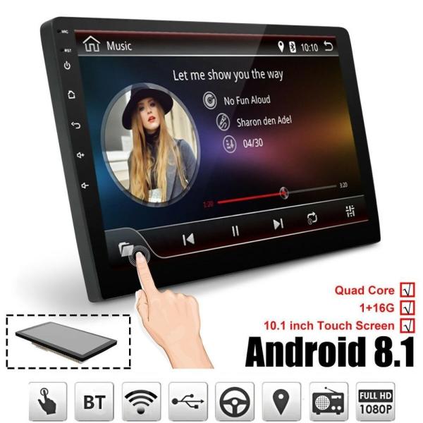 カーマルチメディアプレーヤー 10.1インチ Android 8.1 16G カーステレオ 2DIN...